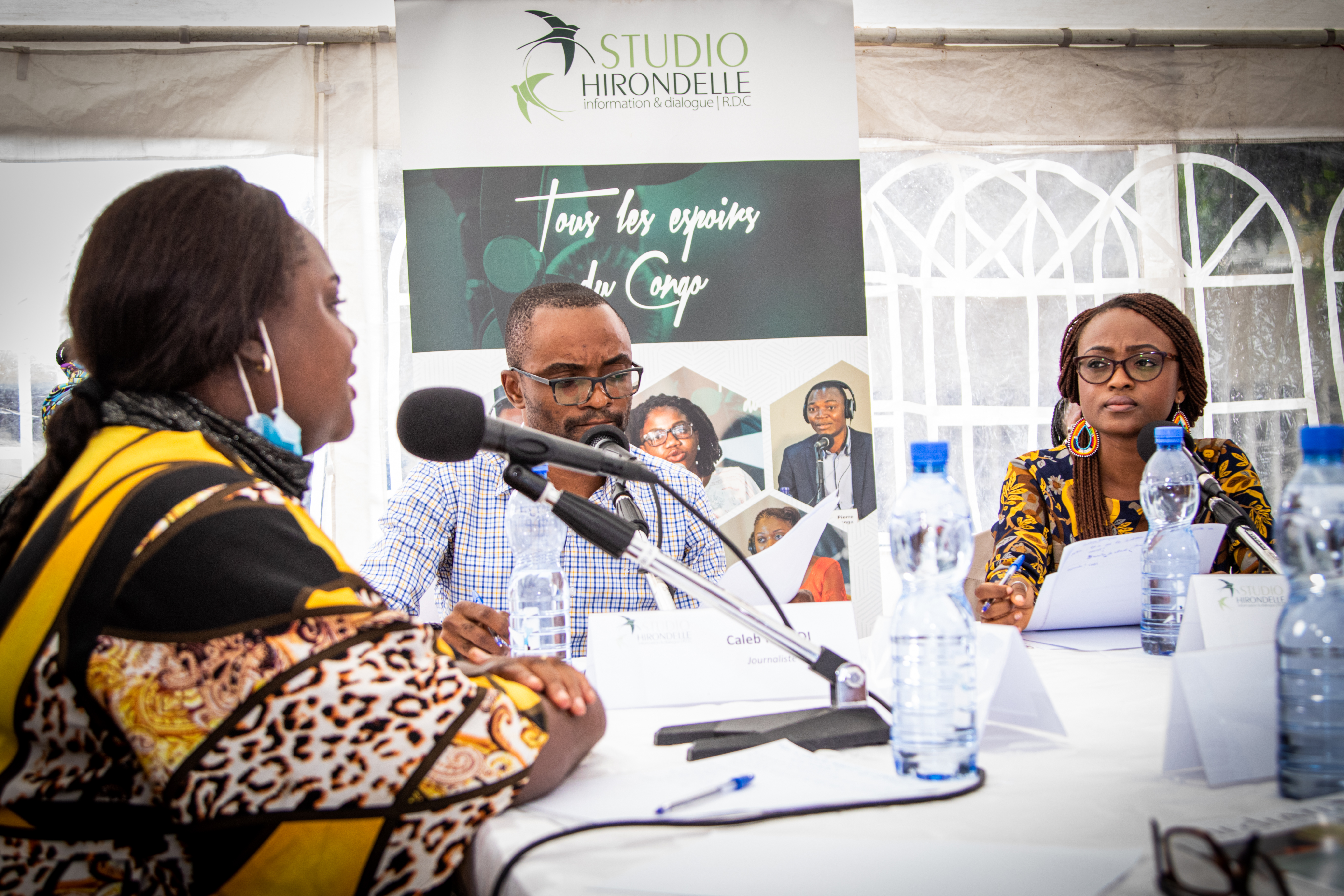 ©Justin Makangara / Fondation Hirondelle - Kinshasa - Hirondelle Débat - Studio Hirondelle RDC