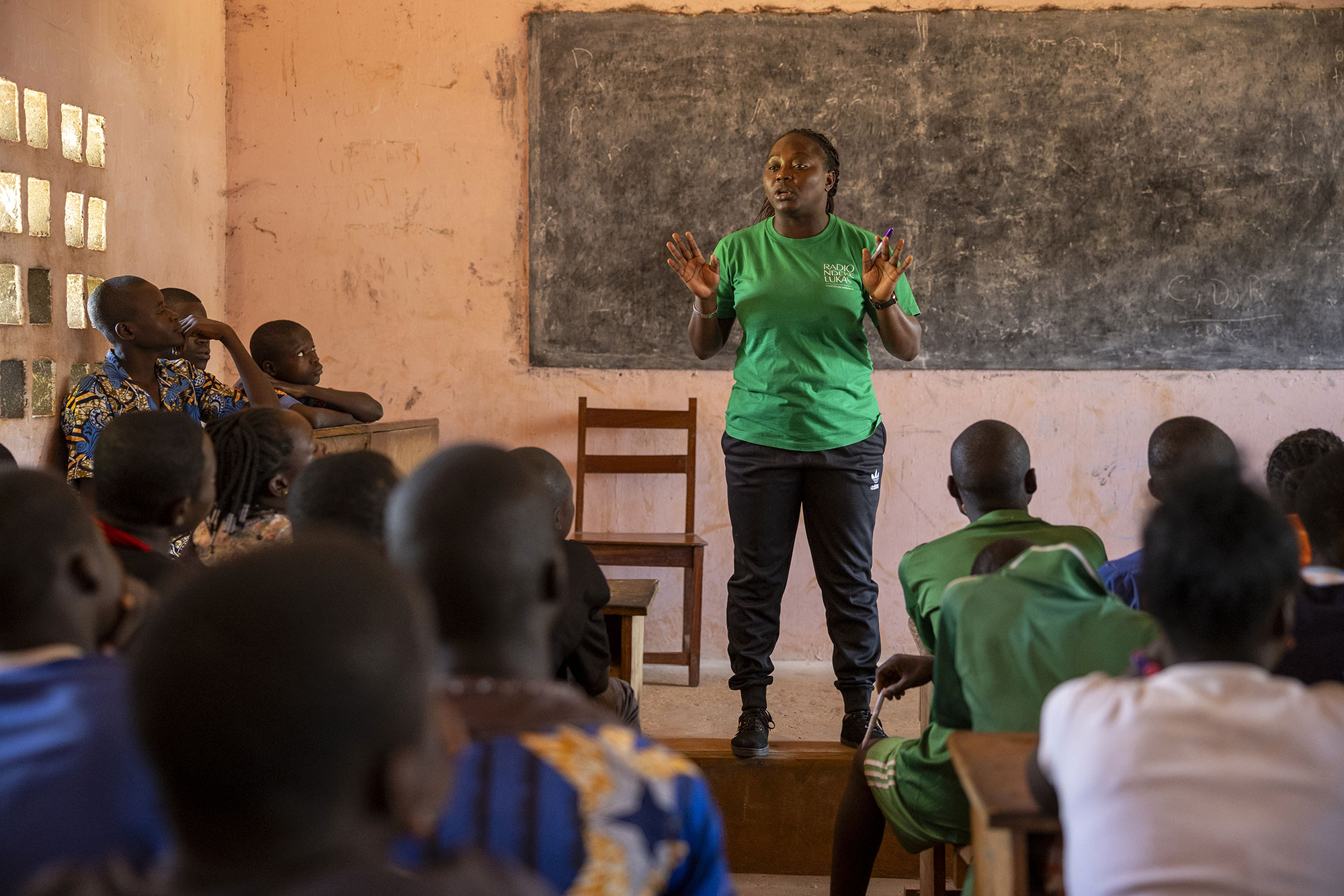 ©Gwenn Dubourthoumieu / Fondation Hirondelle - Formation en République Centrafricaine